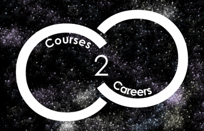 Courses to Careers logo: two interlocking circles with a number 2 as the link between them